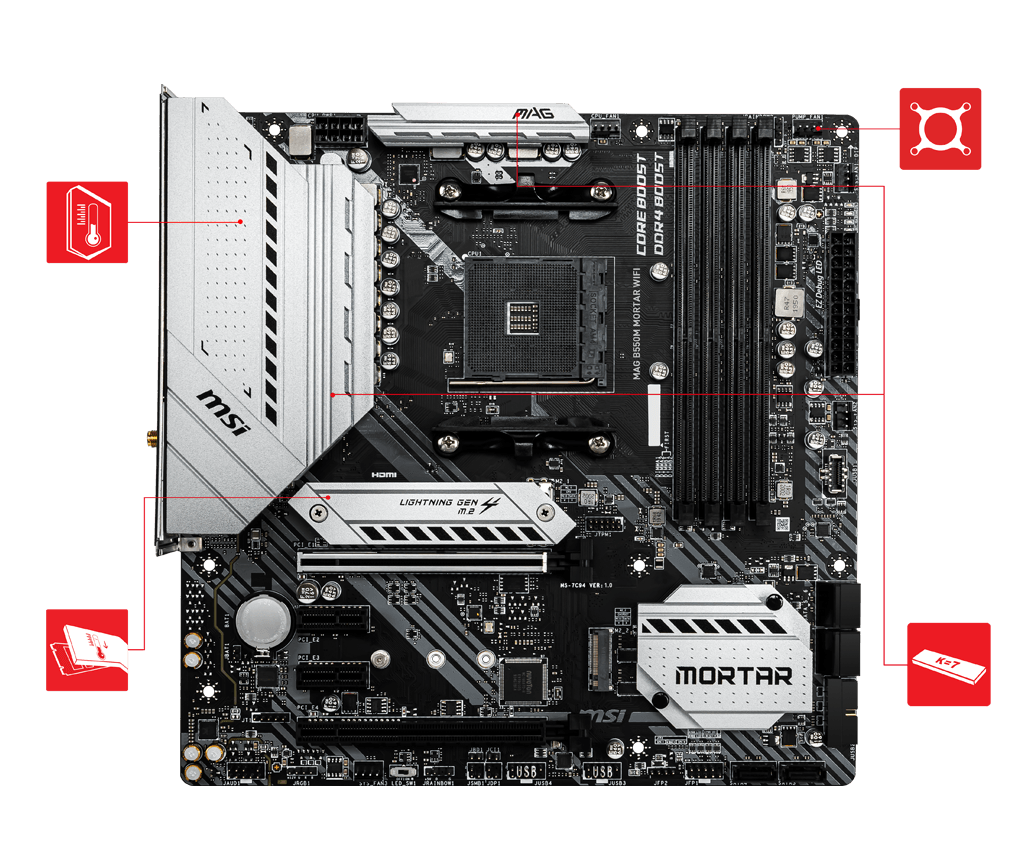 MAG B550M MORTAR WIFI