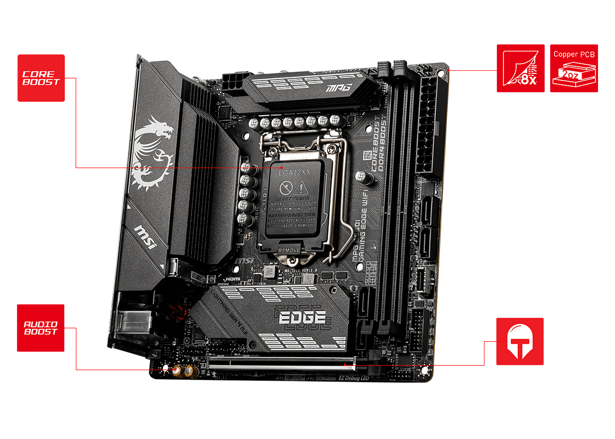 MPG B560I GAMING EDGE WIFI