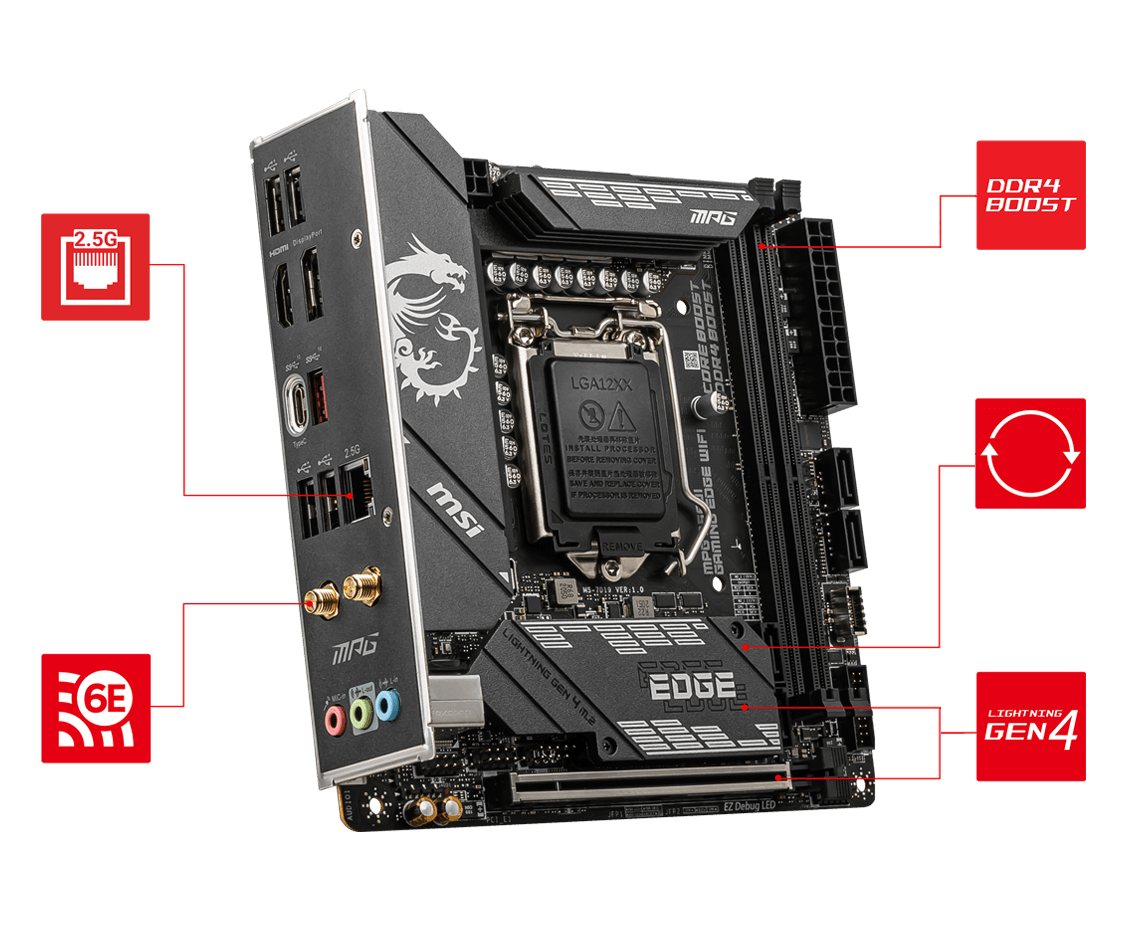 MPG B560I GAMING EDGE WIFI