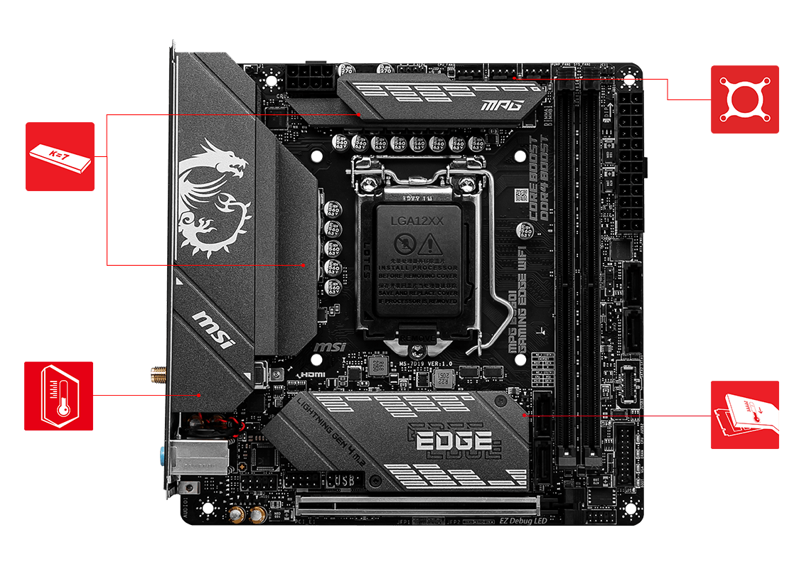 MPG B560I GAMING EDGE WIFI