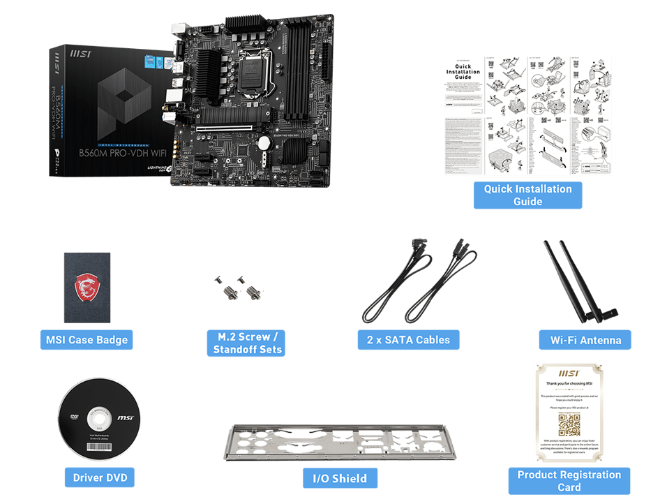 MSI B560M PRO-VDH WIFI