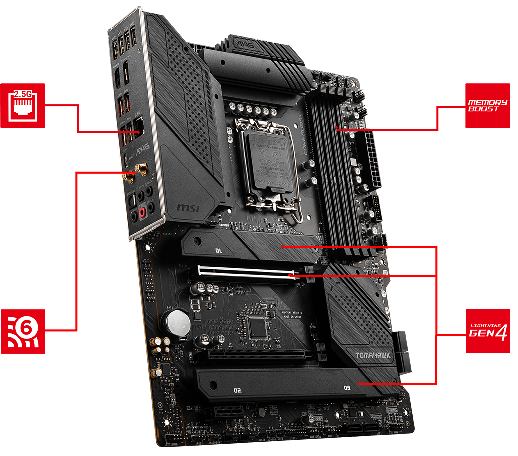 MAG B660 TOMAHAWK WIFI DDR4