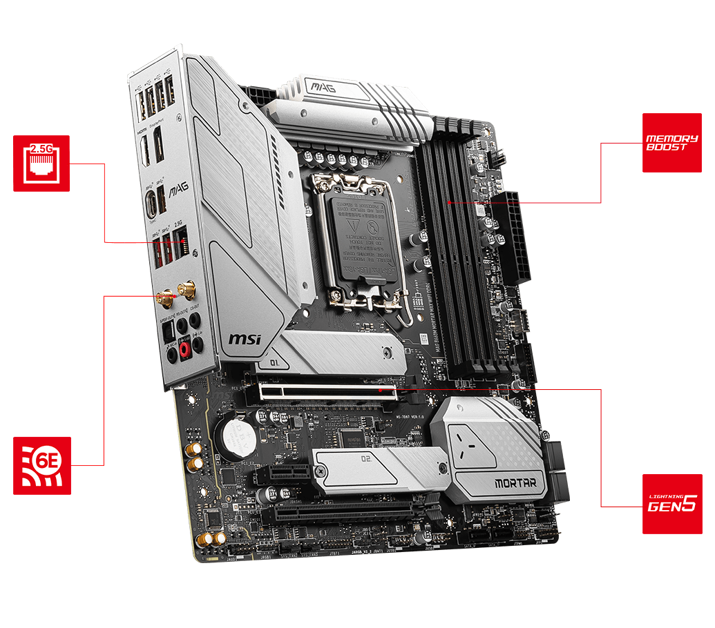 MAG B660M MORTAR MAX WIFI DDR4