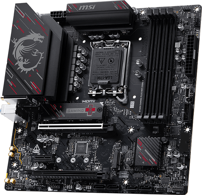 MSI B760M Gaming plus wifi DDR4 2