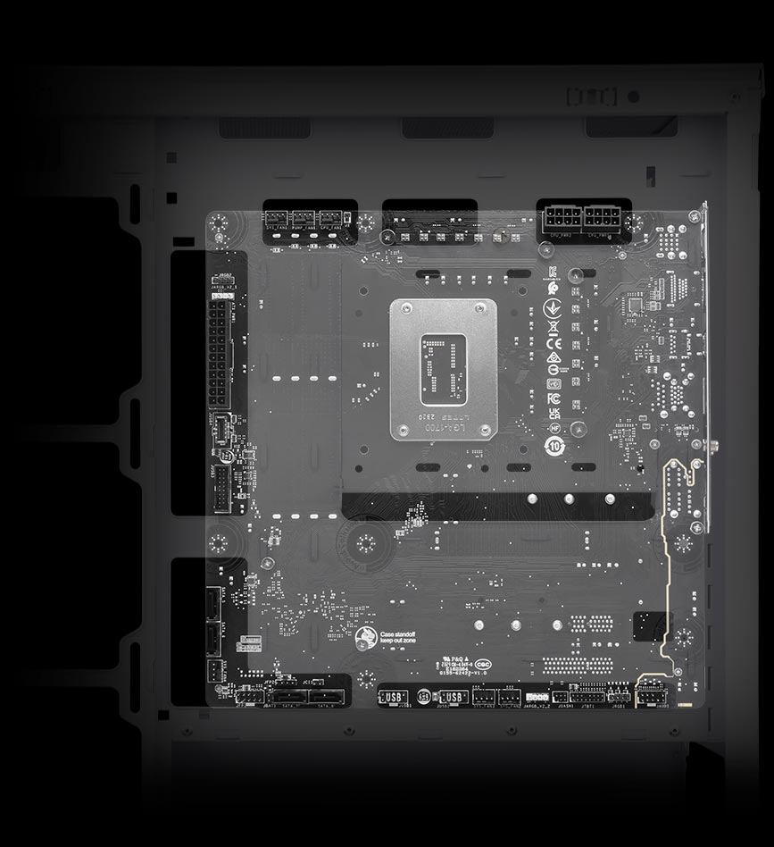 B760M PROJECT ZERO Back-Connect Design
