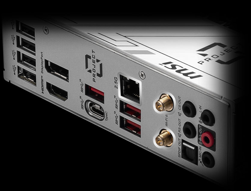 B650M PROJECT ZERO lan 2.5g wifi low-latency network with natenna