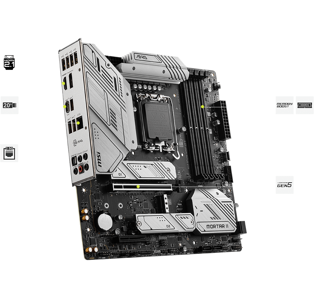 MSI B760M Mortar 2 Hight Speed Trasimission Features