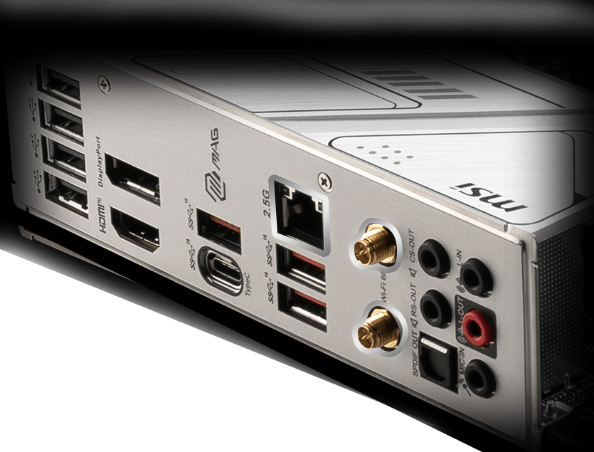 msi B760m mortar max wifi ddr4 lan 2.5g wifi low-latency network