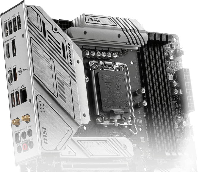 MSI B760m mortar max wifi ddr4 pre-installed