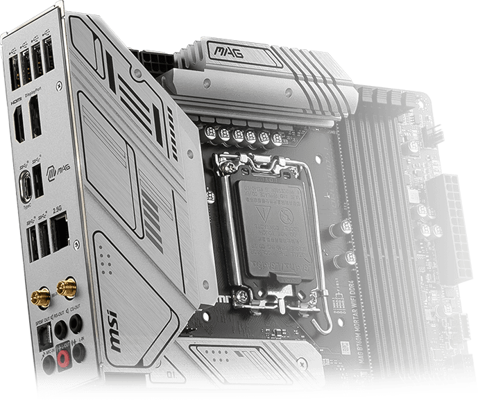 MSI B760M Mortar wifi ddr4 mothreboard pre installed