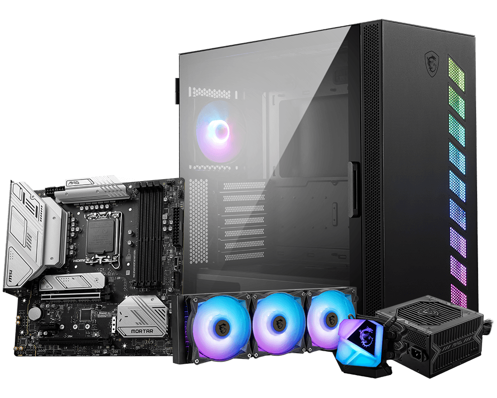 MSI MAG Case with MIS motherboard