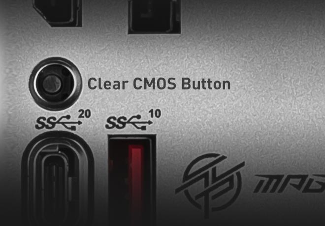 CLEAR CMOS BUTTON