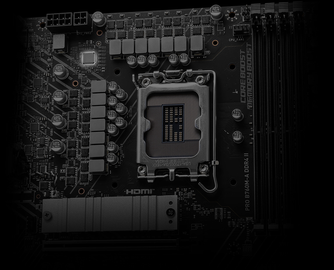 Msi Pro B760M-A ddr4 II digital power desgin