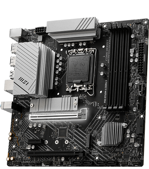 pro B760M-A ddr4 II lighting Gen4