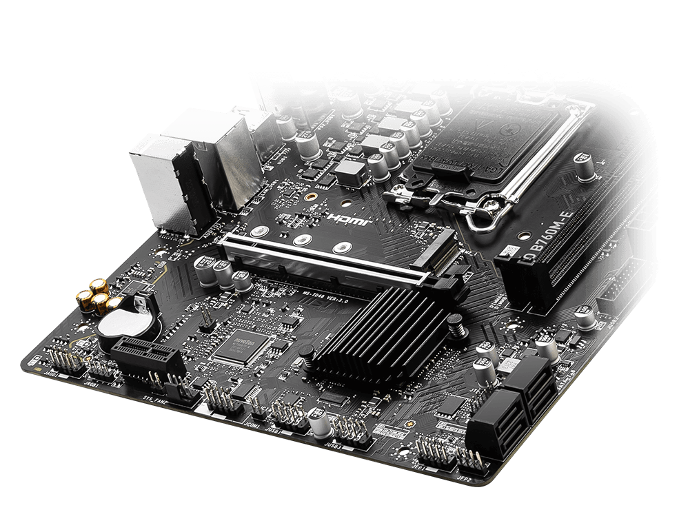 MSI PRO z790-P wifi DDR4 storage overview