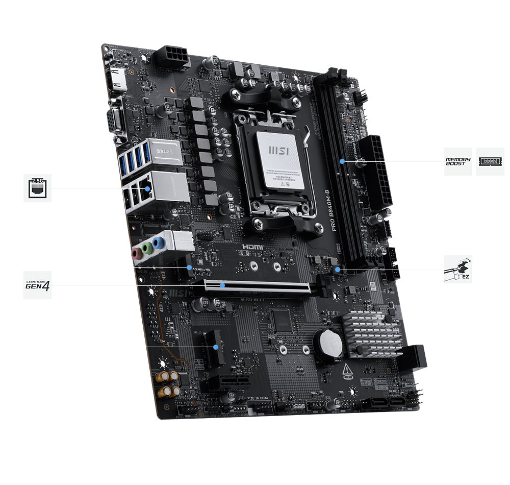 Msi PRO B840M-B BUSINESS ELEGANCE