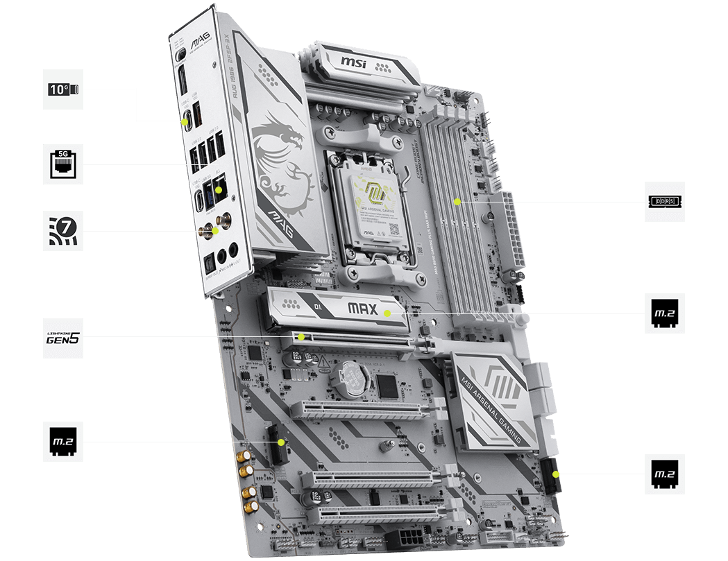 MAG B850 GAMING PLUS MAX WIFI