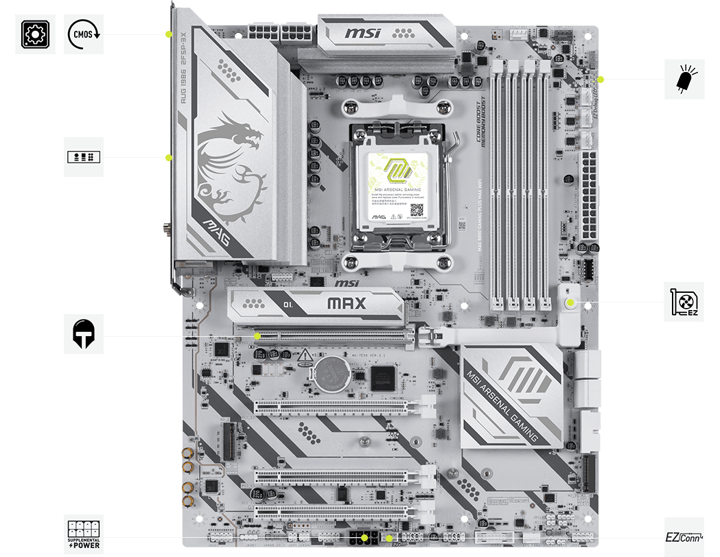 MAG B850 GAMING PLUS MAX WIFI