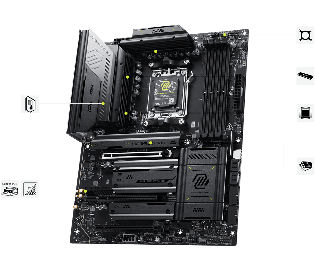 msi MAG B850 TOMAHAWK MAX WIFI II