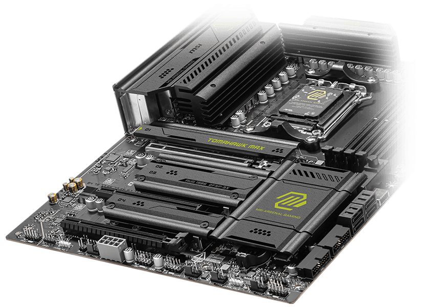 MSI B850 Tomahawk MAX wifi storage