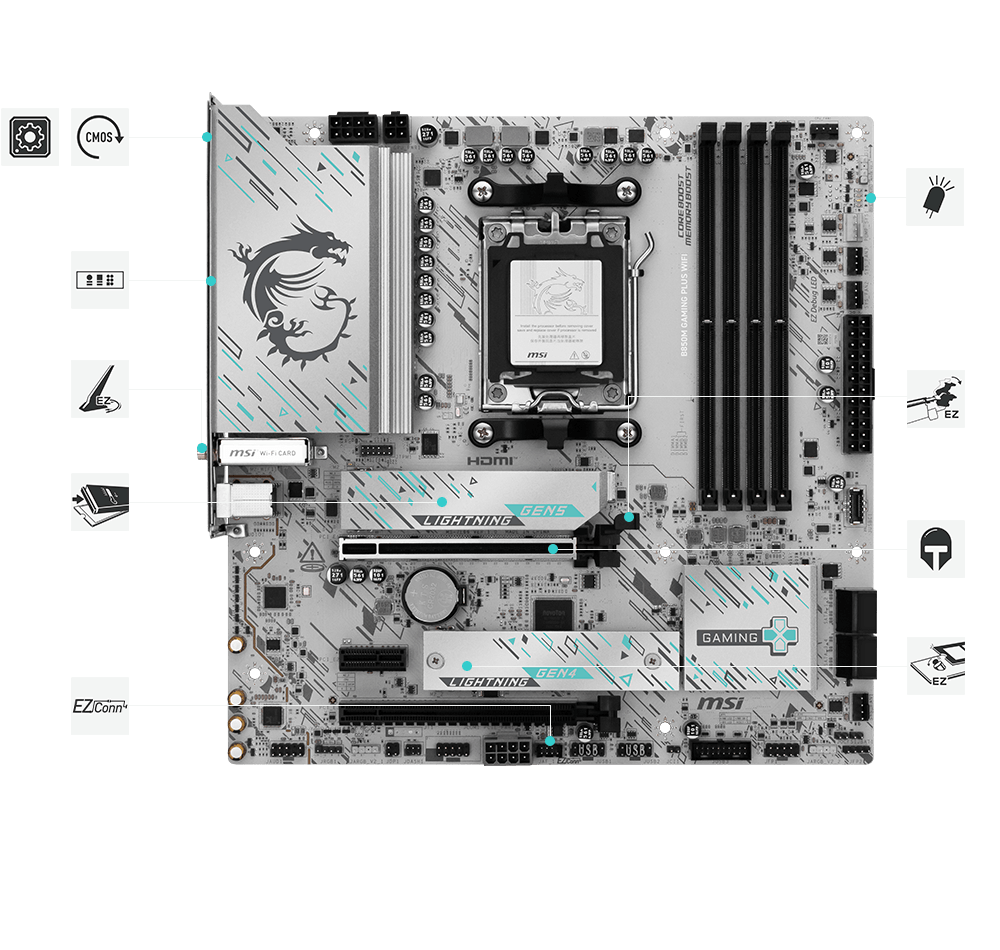 MSI B850 gaming plus hero Thermal