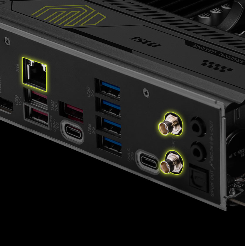 MSI HIGH-BANDWIDTH AND LOW-LATENCY NETWORK