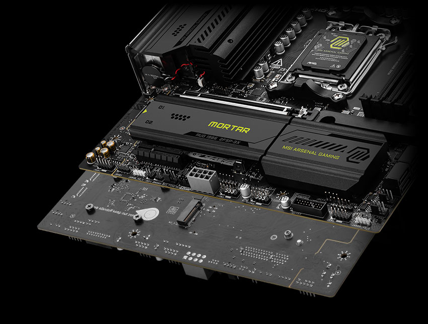 MSI MAG B850M MORTAR WIFI storage