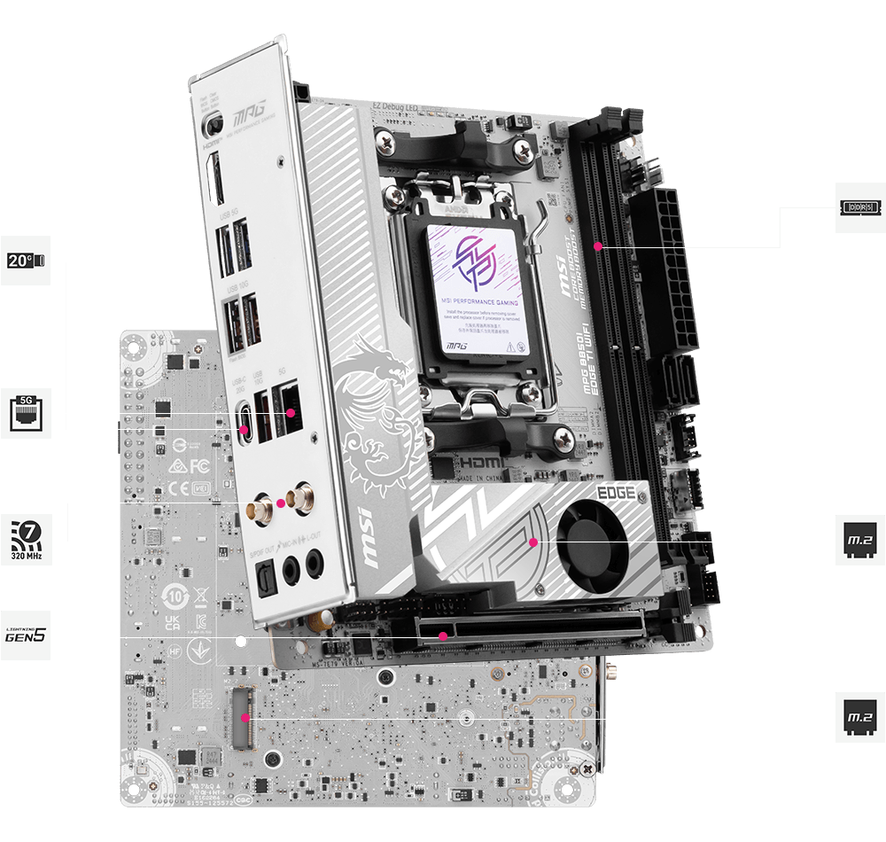 MPG B850I EDGE TI WIF
