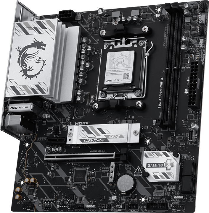 B850M GAMING WIFI6E