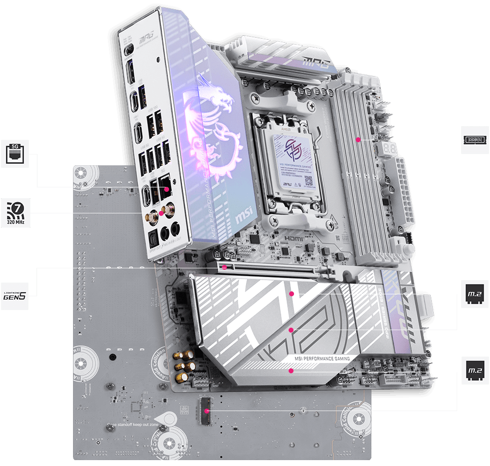 msi MPG B850M EDGE TI MAX WIFI