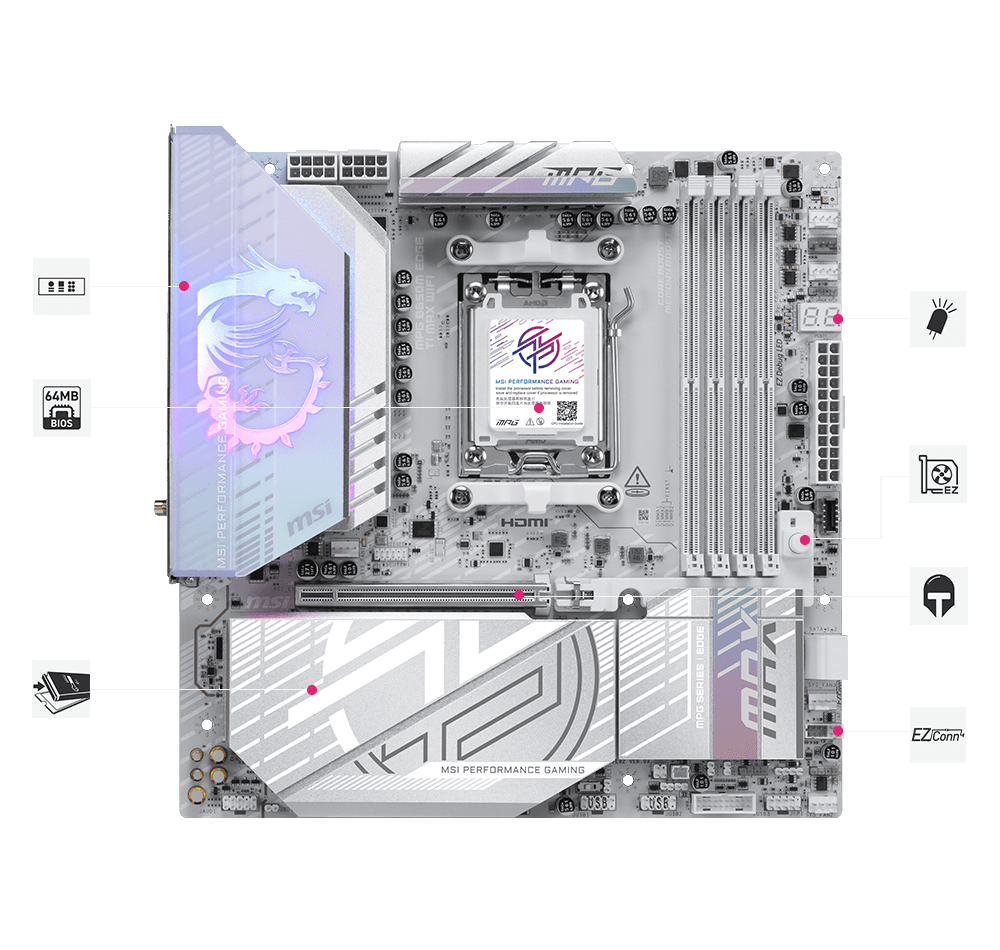 msi MPG B850M EDGE TI MAX WIFI
