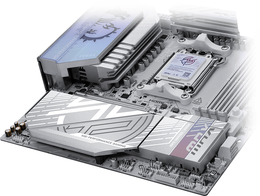 MPG B850M EDGE TI MAX WIFI storage overview