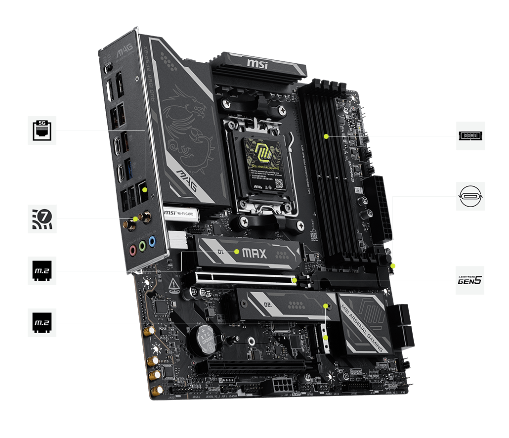 msi MAG B850M GAMING PRO MAX WIFI