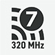 Full-Speed Wi-Fi 7 icon