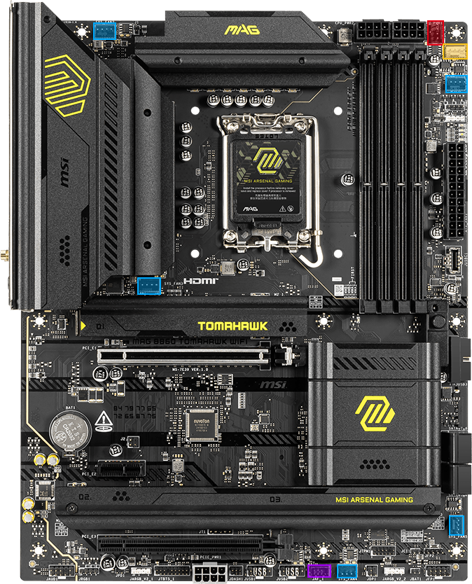 MAG B860 Tomahawk wifi System Cooling