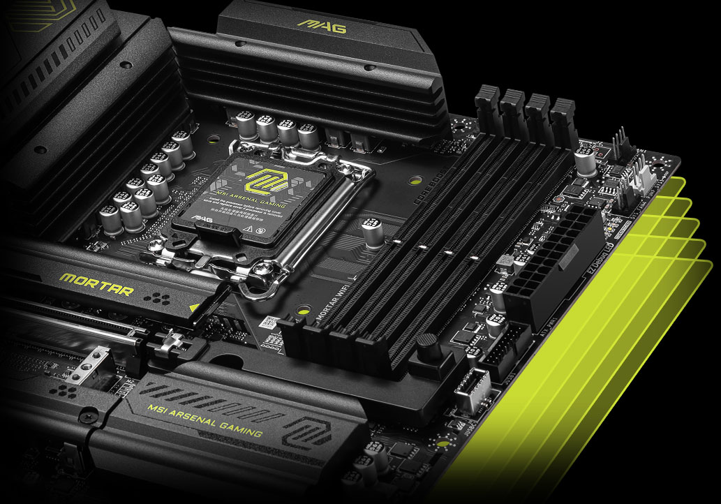 MAG B860M MORTAR WIFI OPTIMIZED PCB SOLUTION