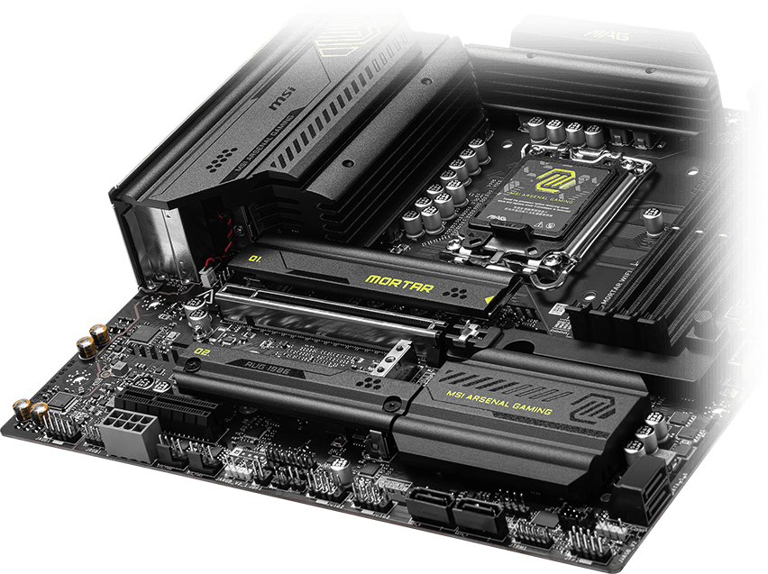 MAG B860M MORTAR WIFI storage