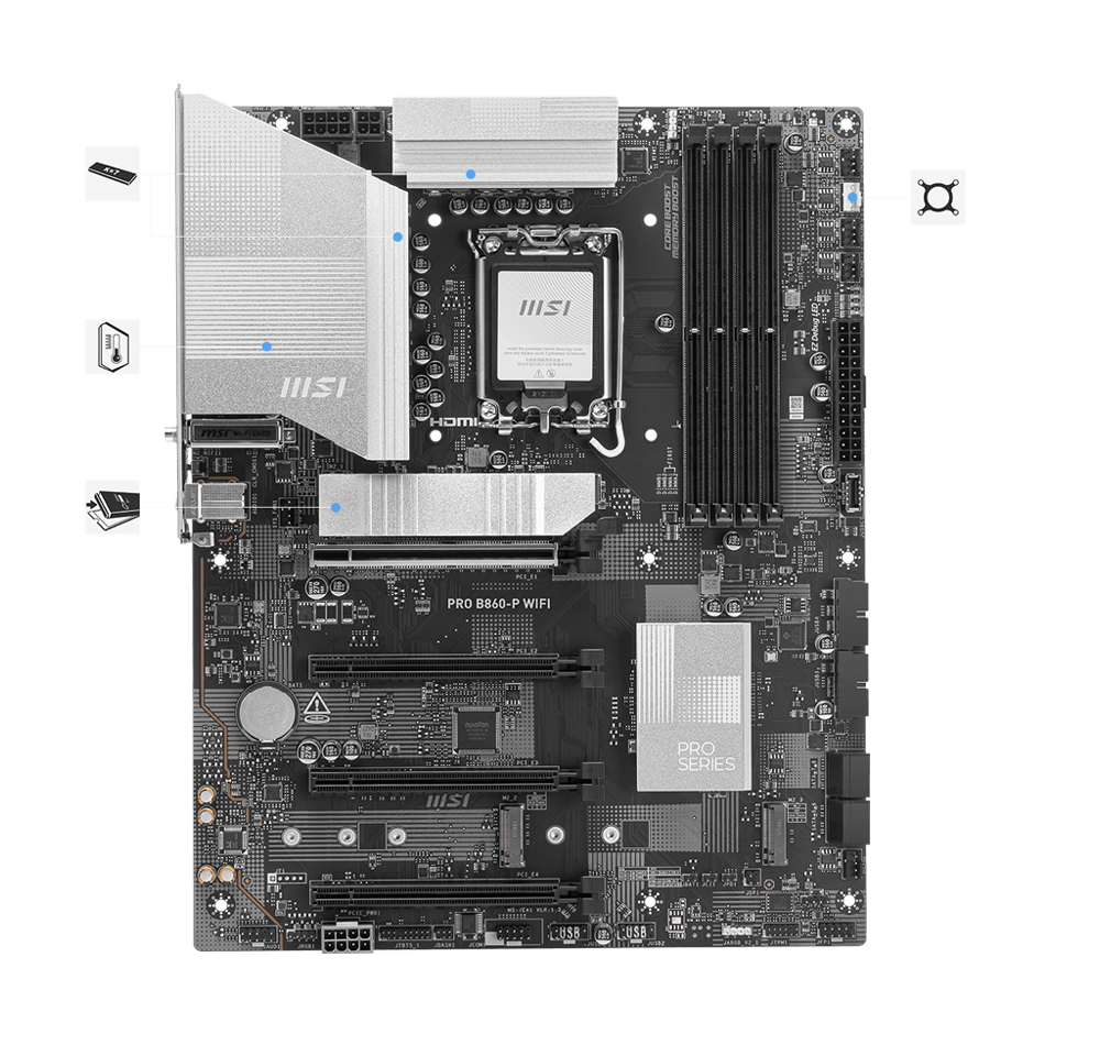 msi pro x670-p wifi stable features