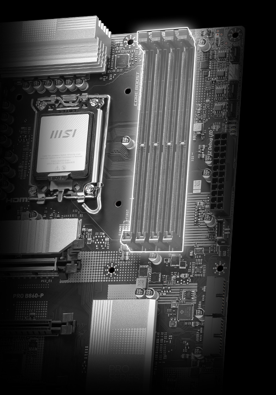 MSI PRO B860 Memory Extension Mode