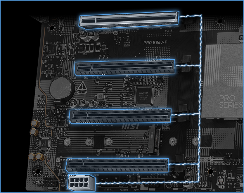 PCIe supplimental powerS
