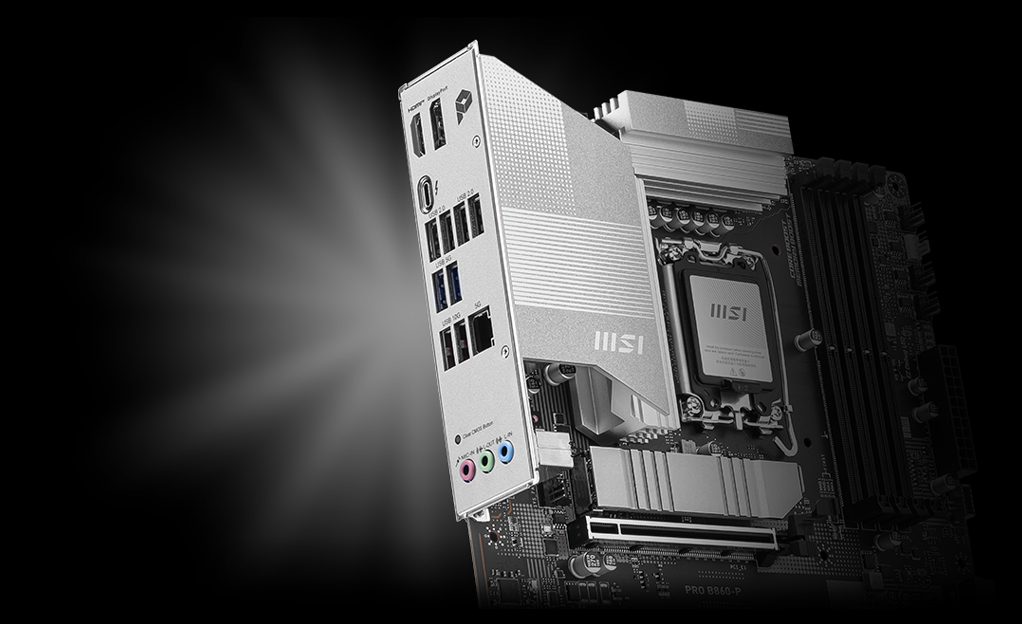 Pre-Installed I/O Shield