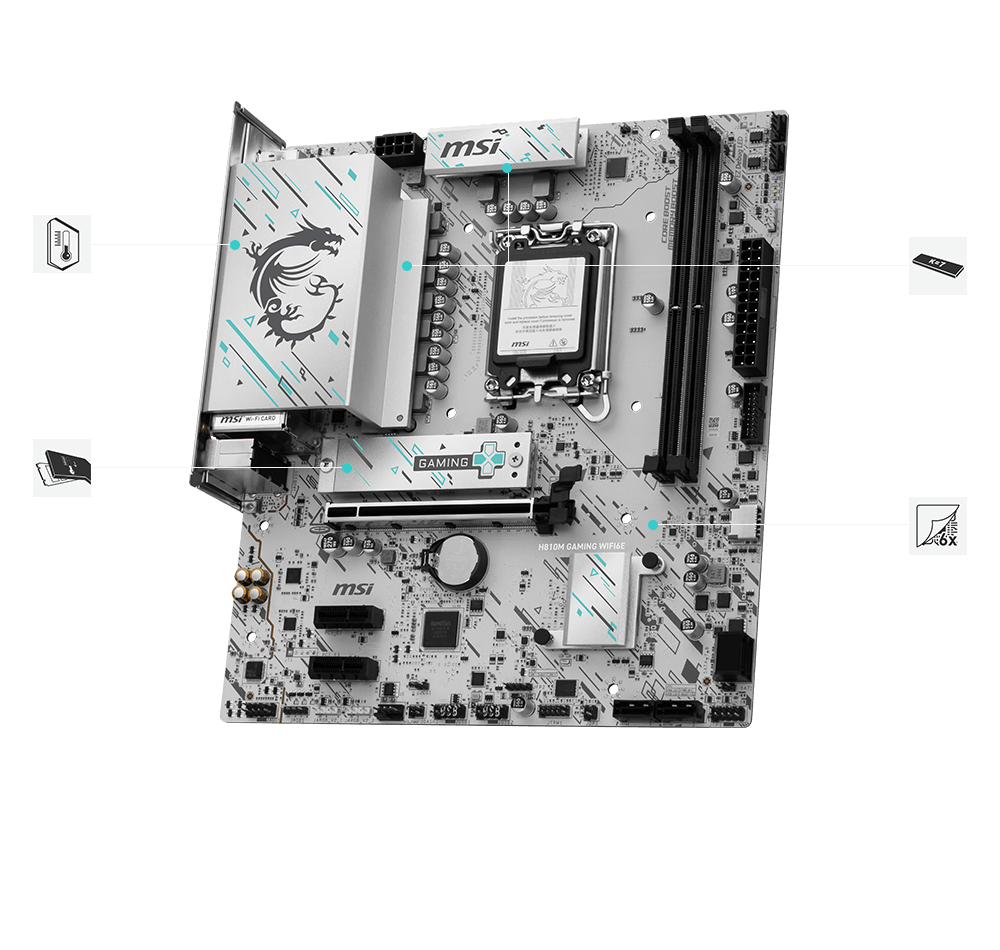 MSI H810M GAMING WIFI6E hero exclusive