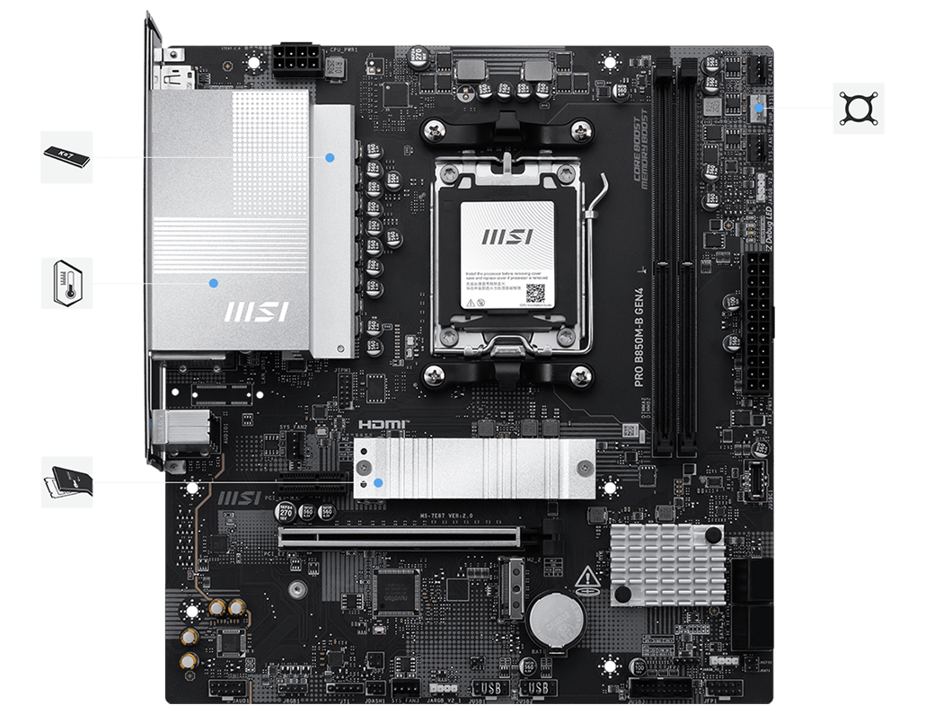 PRO B850M-B GEN4