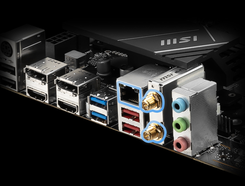 msi Pro B760M-A wifi lan 2.5g wifi low-latency networking