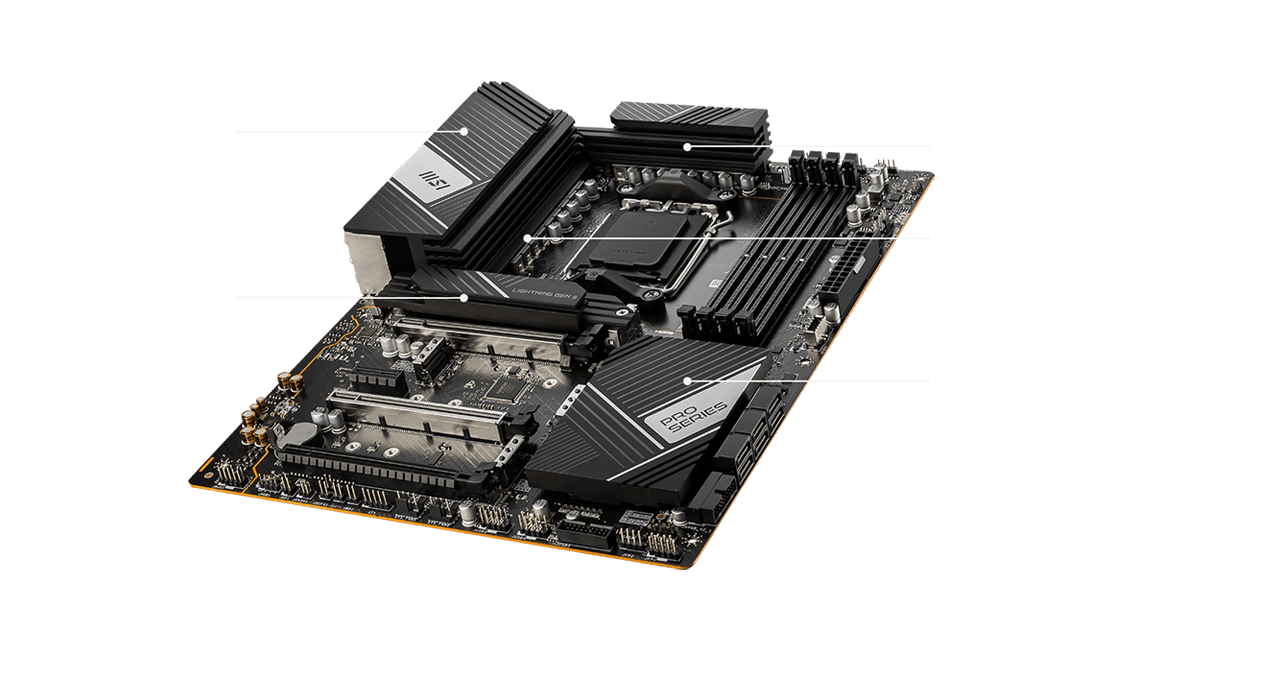 msi pro x670-p wifi cooling overview mobile