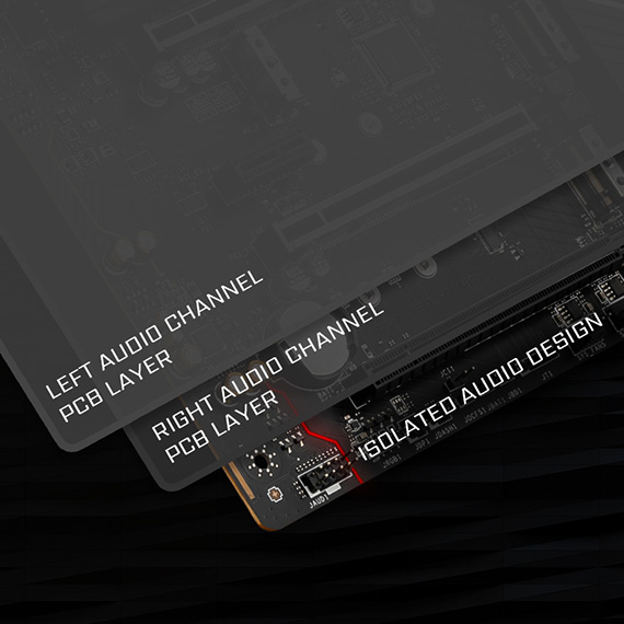 Msi x670 audio isolated audio signal