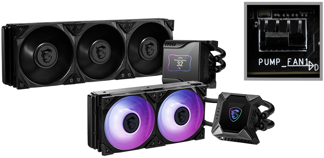 msi x670 system cooling none atx