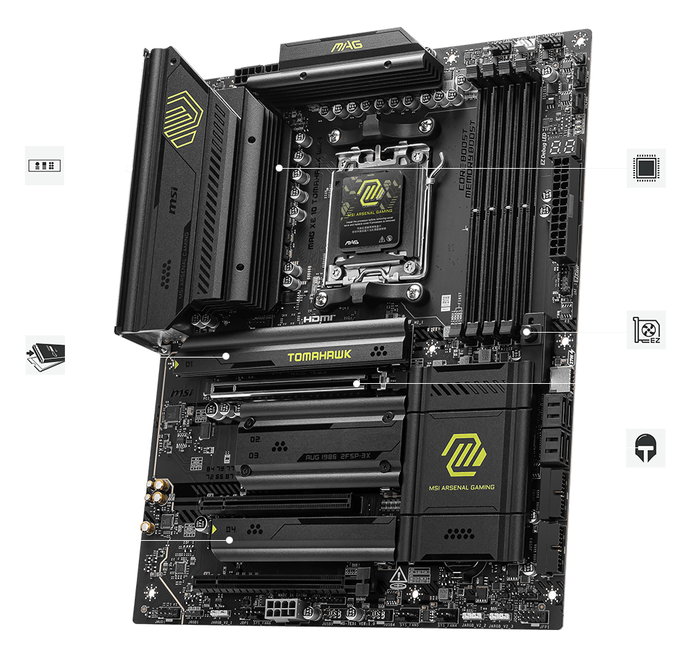 MSI X870 Tomahawk wifi Features