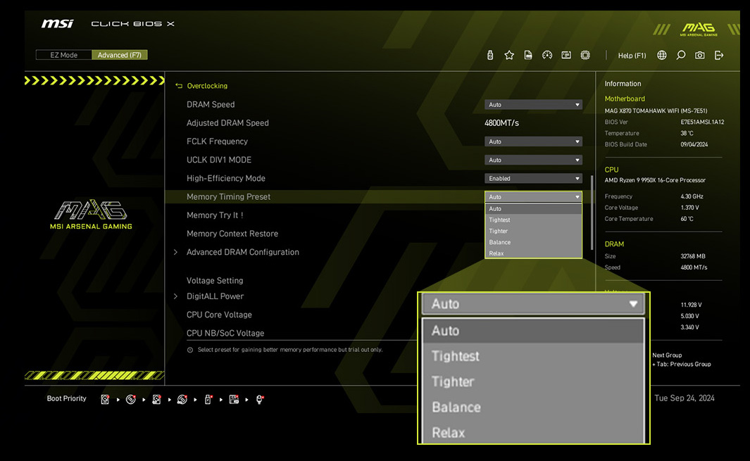 High-Efficiency Mode MAG