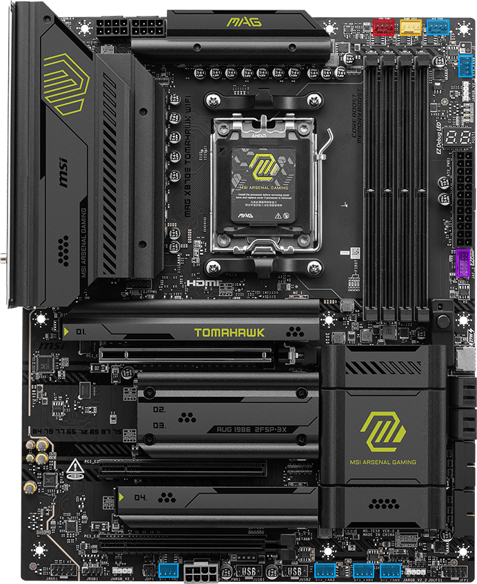 X870E Tomahawk wifi System Cooling